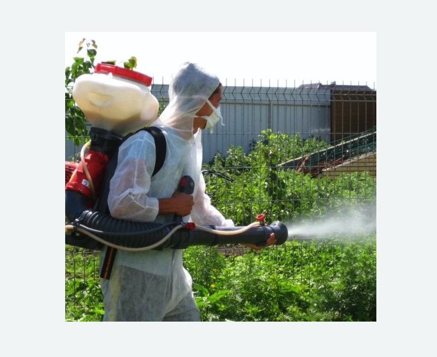 Акарицидная обработка территории в Полысаево